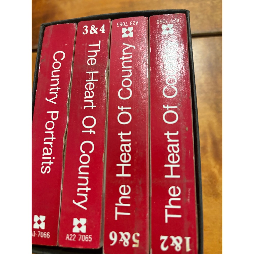Columbia House 8-Track Tapes The Heart Of Country Portraits Set of 4 Vintage